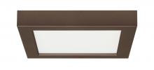 Satco Products Inc. S29334 - Blink - 13.5W- 7" Surface Mount LED - 2700K- Square Shape - Bronze Finish - 120V