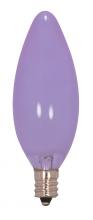 Satco Products Inc. S2972 - 60 Watt B10 Incandescent; Full Spectrum; 2000 Average rated hours; 650 Lumens; Candelabra base; 120