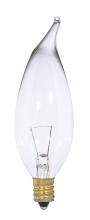  S3867 - 15 Watt CA10 Incandescent; Clear; 1500 Average rated hours; 150 Lumens; Candelabra base; 12 Volt