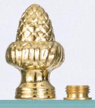  S70/133 - Brass Finial Acorn Knob