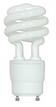 Satco Products Inc. S8209 - 18 Watt; Mini Spiral Compact Fluorescent; 4100K; 82 CRI; GU24 base; 120 Volt