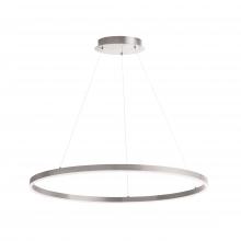  CIR-3263C-5CCT-SV - 63W Colour Changing Temperature Chandelier, Silver with White Acrylic Diffuser