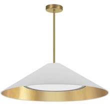  PAD-2630P-AGB-692 - 30W Pendant, AGB w/ Fabric Shade