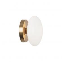 Matteo Lighting S05101AGOP - 1 LT 6.3&#34;W &#34;Pearlesque&#34; Wall Sconce - AG - Opal Glass