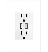  ARTRUSB153W4 - Dual USB Plus-Size Outlet Combo