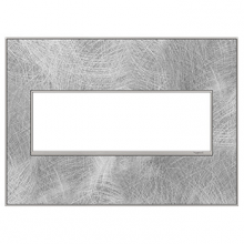  AWM3GSP4 - Spiraled Stainless, 3-Gang Wall Plate