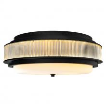  1567C22-5-101 - Valdivia 5 Light Black Flush Mount