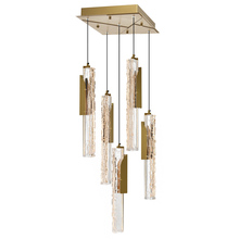  1586P12-5-624 - Valira Integrated LED Brass Mini Pendant