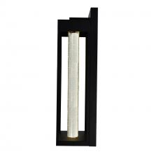 CWI Lighting 1696W5-1-101-E - Rochester LED Integrated Black Outdoor Wall Light