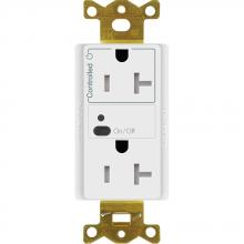  CAR2S-20-STR-WH - 20A SPLIT RF RECEPTACLE WHITE