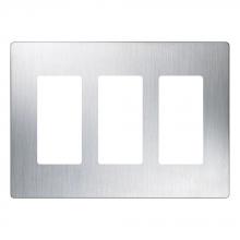Lutron Electronics CW-3-SS - 3-GANG CLARO STAINLESS STEEL