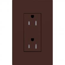  LTR-15-TR-BR - DUPLEX 15A TR RECEPTACLE BR NO FP