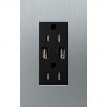  LTR-F15-UBTR-SC - DUPLEX 15A TR DUAL USB RECEPTACLE SC FP