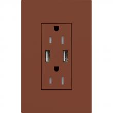  LTR-F15-UBTR-SI - DUPLEX 15A TR DUAL USB RECEPTACLE SI FP