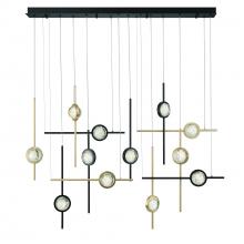 Eurofase 47256-033 - Barletta 53&#34; LED Chandelier In Gold And Black