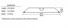  2GTL 2 48L GZ10 LP850 - Lensed LED Troffer, Two lamps, Nominal 4