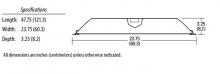  2GTL 4 40L EZ1 PWS1856LV LP835 - Lensed LED Troffer, Four lamps, Nominal