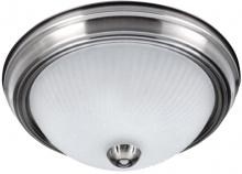  IFM21151 - Fmount, 11" 2 Bulb Flushmount, Frosted Swirl Glass, 40W Type A