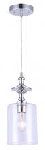  IPL276B01CH - York 1 Light Pendant, Chrome Finish