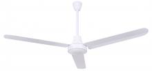 Canarm CP56D11PN - Industrial DC Fan, CP56D11PN, 56inch Fan, WH Color, Cord and Plug, Downrod Mount