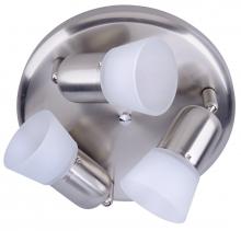  ICW5351 - Omni 3 Light Ceiling Light, Brushed Pewter Finish