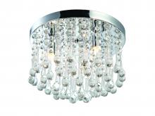  IFM237B12CH9 - Daya 3 Light Flush Mount, Chrome Finish