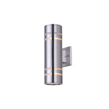 Canarm IOL256BN - Tay, 2 Lt Outdoor Down Light, Stainless Steel, Glass Diffusers on Top and Bottom, 60W Type A