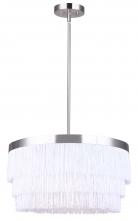  ICH2024B03BN18 - SYREN, ICH2024B03BN18, 3 Lt 18" Width Rod Chandelier, 60W Type A, 18" W x 13.5 - 61.5" H