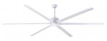  CP120WH - 120" White Industrial Ceiling Fan with Downrod Mount