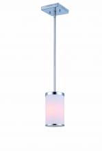  IPL511A01CH - Amelia, 1 Lt Pendant, Flat Opal Glass, 100W Type A, 4 1/4" x 57 3/4"