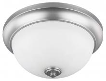  IFM256A13BPT - New Yorker, 2 Light Flush Mount, Flat Opal Glass, 60W Type A, 13" W x 6" H