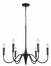  ICH1103A06BK - BRIELLE 6 Light Chandelier