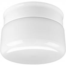 Progress P3516-30 - One-Light White Glass 6-3/4&#34; Close-to-Ceiling