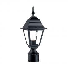 Acclaim Lighting 4007BK - Builder&#39;s Choice Collection 1-Light Post-Mount Outdoor Matte Black Fixture