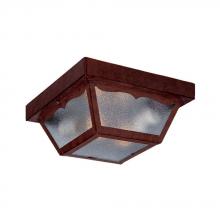 Acclaim Lighting 4902BW - Builder&#39;s Choice Collection Ceiling-Mount 2-Light Outdoor Burled Walnut Light Fixture