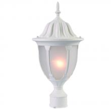 Acclaim Lighting 5067TW/FR - Suffolk Collection Post-Mount 1-Light Outdoor Textured White Light Fixture