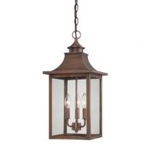 Acclaim Lighting 8316CP - St. Charles Collection Hanging Lantern 3-Light Outdoor Copper Patina Light Fixture