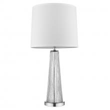 Acclaim Lighting BT5760 - Chiara 1-Light Clear Glass And Polished Chrome Table Lamp