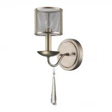 Acclaim Lighting IN41001WG - Rita 1-light sconce with a mesh shade & K9 crystal