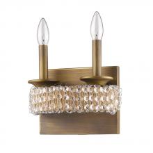 Acclaim Lighting IN41012RB - Ava 2-light sconce with beaded K9 crystal choker.