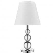 Acclaim Lighting TA5850 - Palla 1-Light Crystal And Polished Chrome Accent Table Lamp