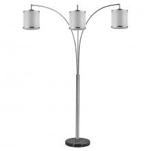 Acclaim Lighting TFA9307 - Lux 3-Light Brushed Nickel Adjustable Tree Floor Lamp