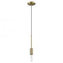 Acclaim Lighting TP30018AB - Perret 1-Light Aged Brass Mini Pendant
