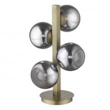 Acclaim Lighting TT80041AB - Lunette 4-Light Aged Brass Table Lamp