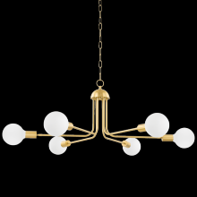 Mitzi by Hudson Valley Lighting H774806-AGB - BLAKELY Chandelier