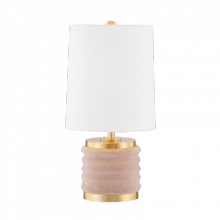 Mitzi by Hudson Valley Lighting HL561201-AGB/BLSH - Bethany Table Lamp