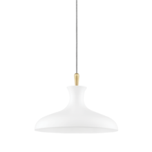 Mitzi by Hudson Valley Lighting H421701S-AGB/WH - Cassidy Pendant
