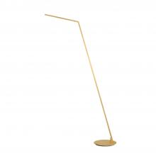  FL25558-BG - Miter 58-in Brushed Gold LED Floor Lamp