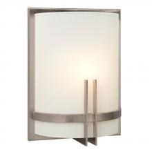 Galaxy Lighting L211690BN012A1 - LED Wall Sconce - in Brushed Nickel finish with Frosted White Glass