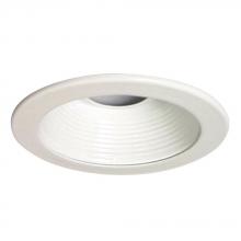  401WH - 4" Low  / Line Voltage Step Baffle - White